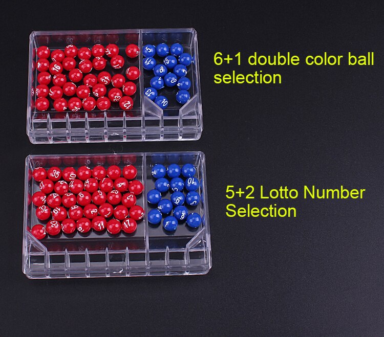 Bingo spil dobbelt farve bold lotteri maskine, lotto nummer valg enhed er lille og praktisk at bære underholdningsspil: Klar