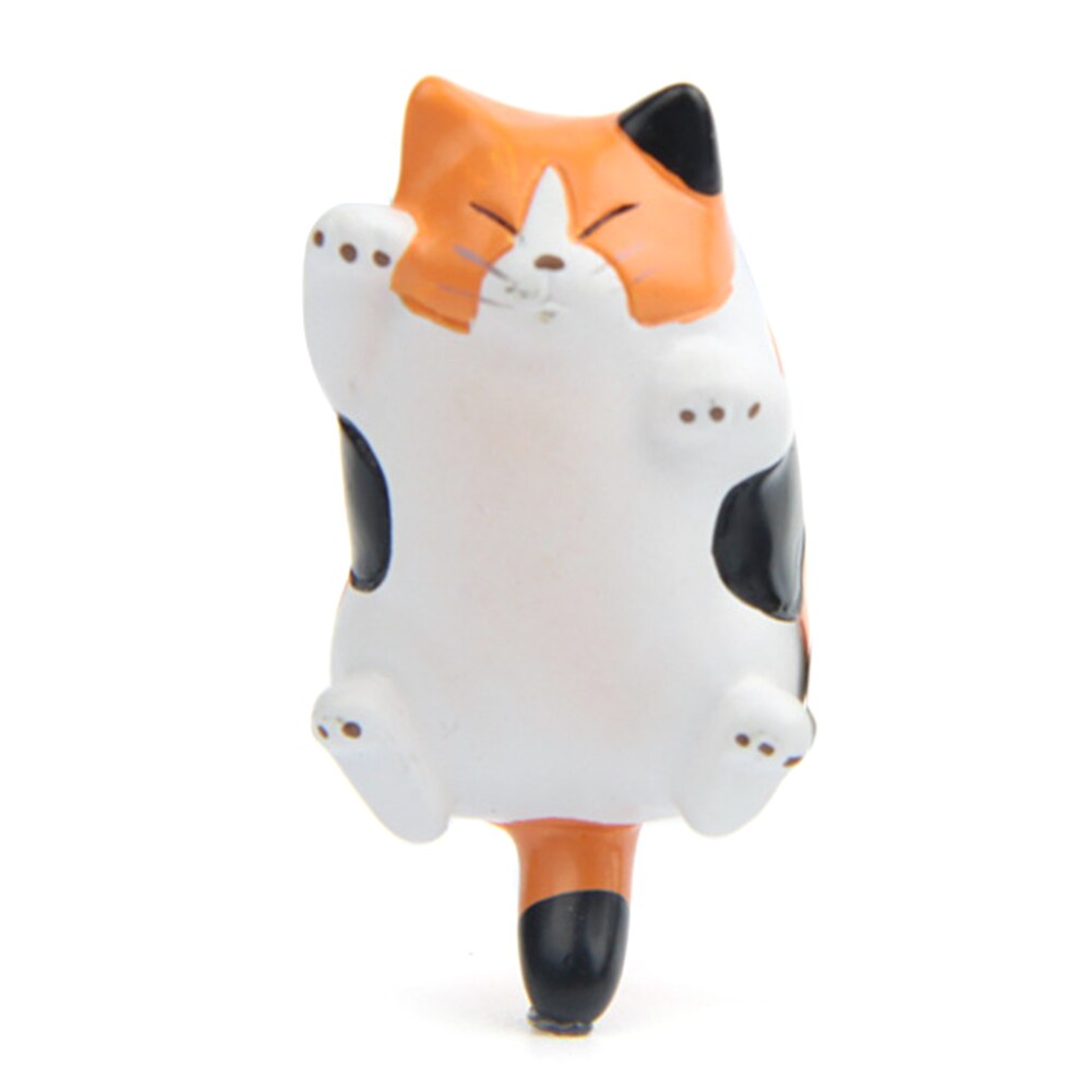 Cartoon Fat Cat Animal Refrigerator Magnetic Sticker Resin Fridge Home Decor three-dimensional magnetic refrigerator magnet: 3 Color