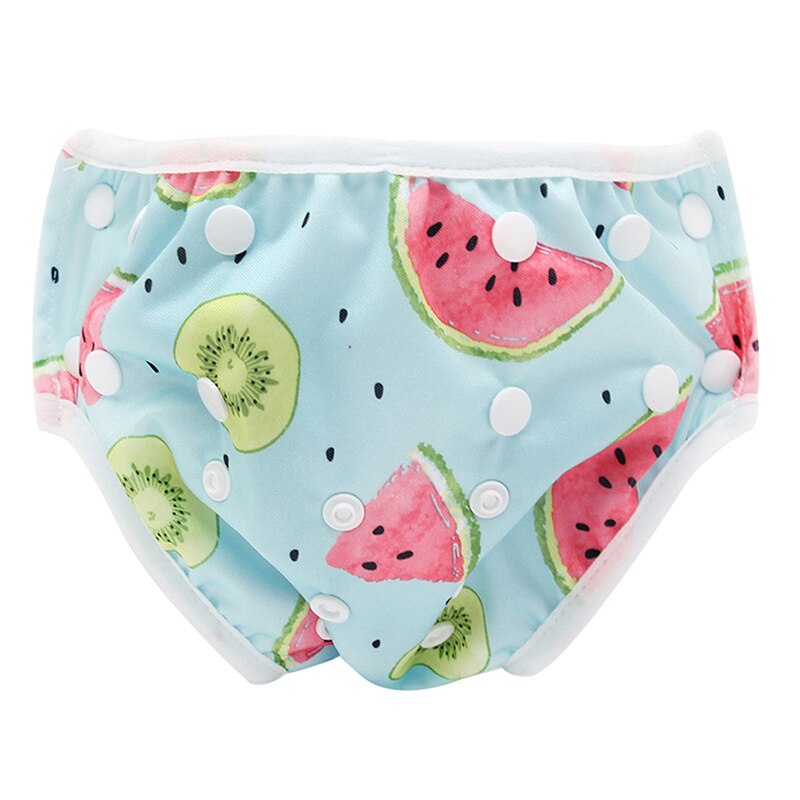 Katoen Spandex Baby Jongens Meisjes Luier Casual Cartoon Dieren Patroon Waterdichte Badmode Lekvrij Verstelbare Bodems Luier: A4