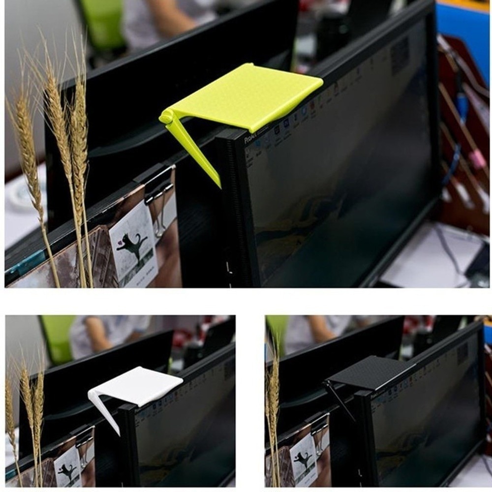 Multifunctional Home Storage Rack Computer Screen Plastic Mounted Single Layer Storage Shelf