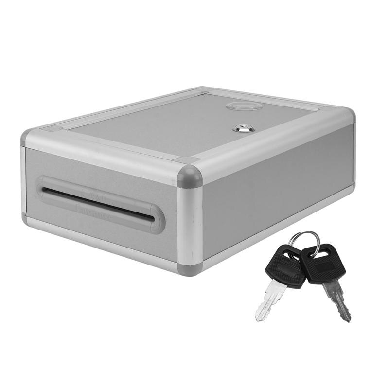 Aluminum Alloy Suggestion Box Wall Mounted Mailbox Letter Holder Outdoor Security Lockable Post Box Home Garden Decor With Lock