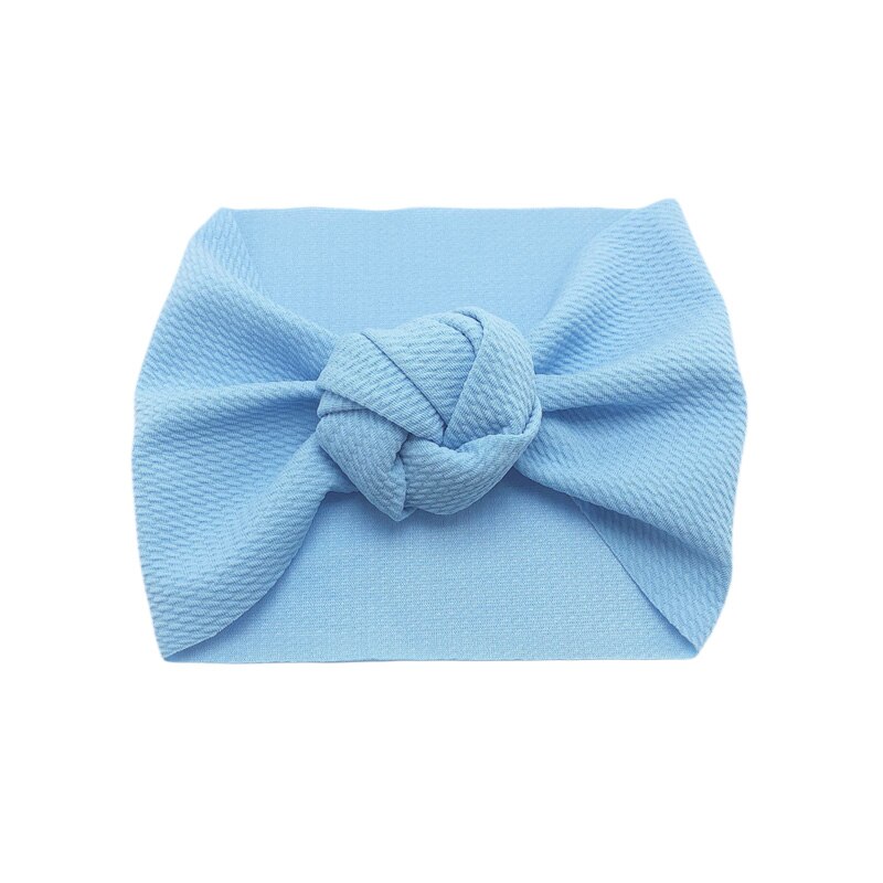 9 farbe Kleinkind Mädchen freundlicher Baby Großen Bogen Haarband Stirnband strecken Turban Kopf wickeln 0-6Y: B