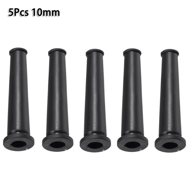 5Pcs 9/10/12mm Rubber Wire Protector Cable Sleeve Boot Cover For Angle Grinder Wire Connect Protection Electric Drill Cable: 10mm
