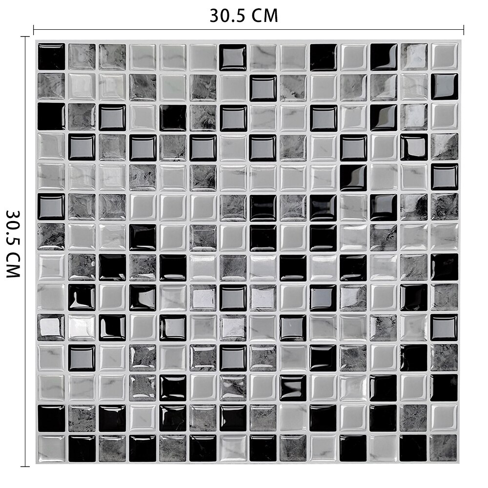 Fancy tiles Morocco Peel and Stick Backsplash Tile 12x12 Inch Self Adhesive Wall Sticker Kitchen: MSSB-S56