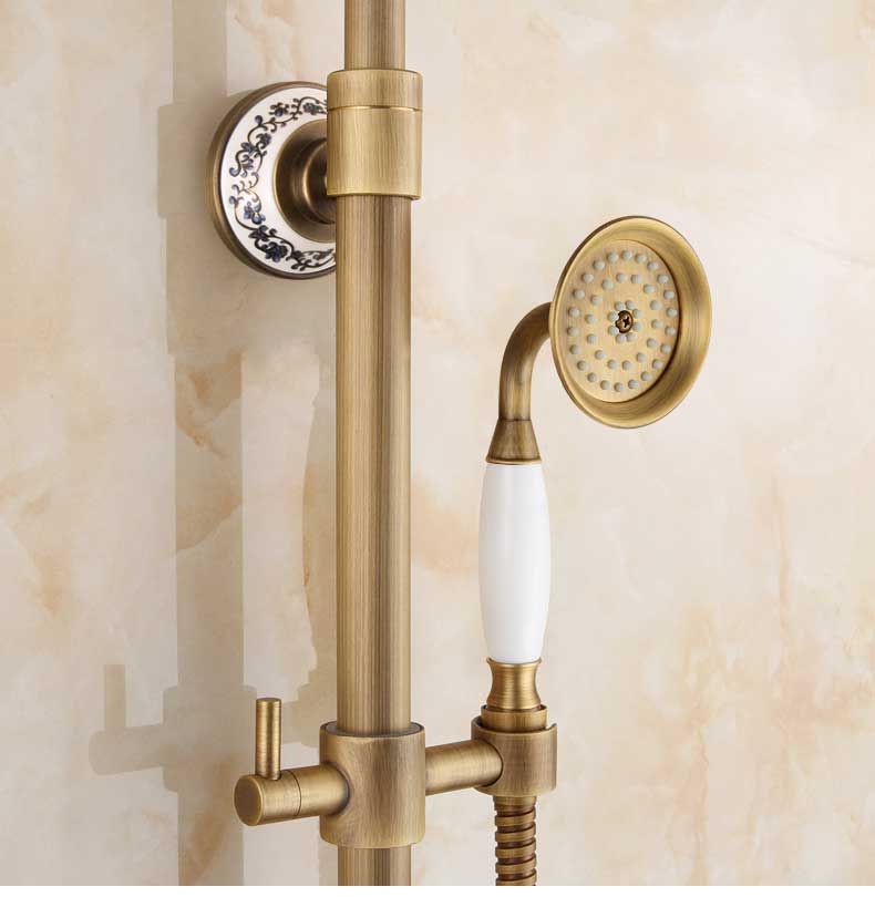 Bathroom Brass Hand Shower Head Shower Faucet Replace Handshower Sprayer Head: 10