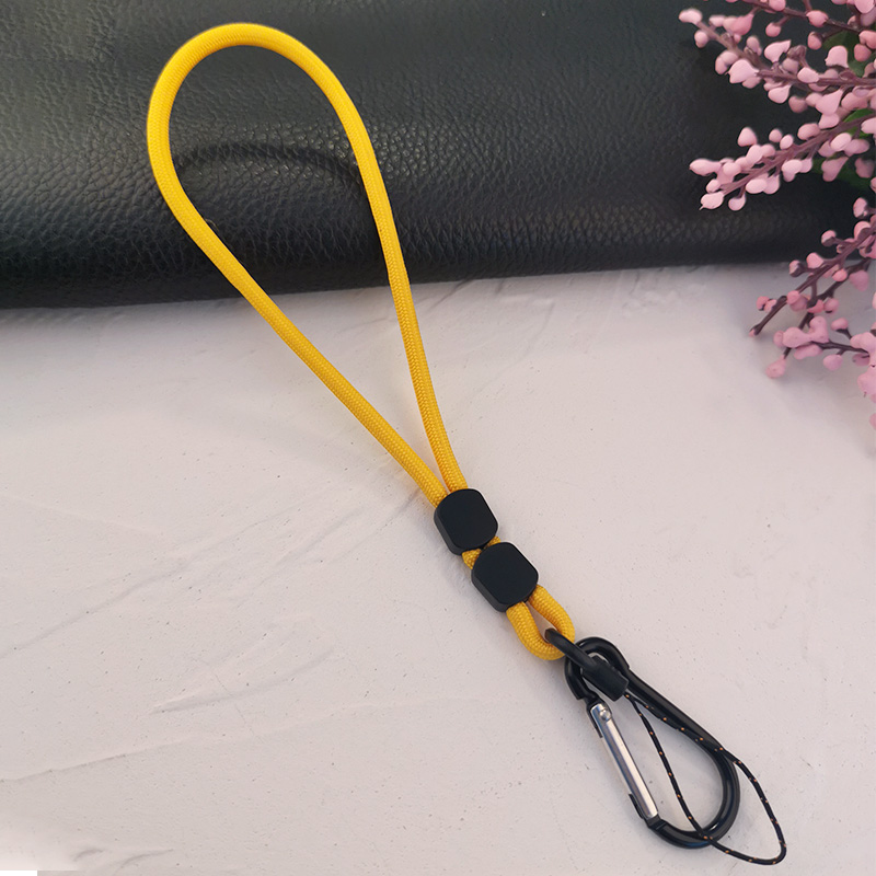 Cordón ajustable para teléfono móvil, cuerda corta tejida a mano, colgante para muñeca, funda universal antipérdida que combina con todo: 02