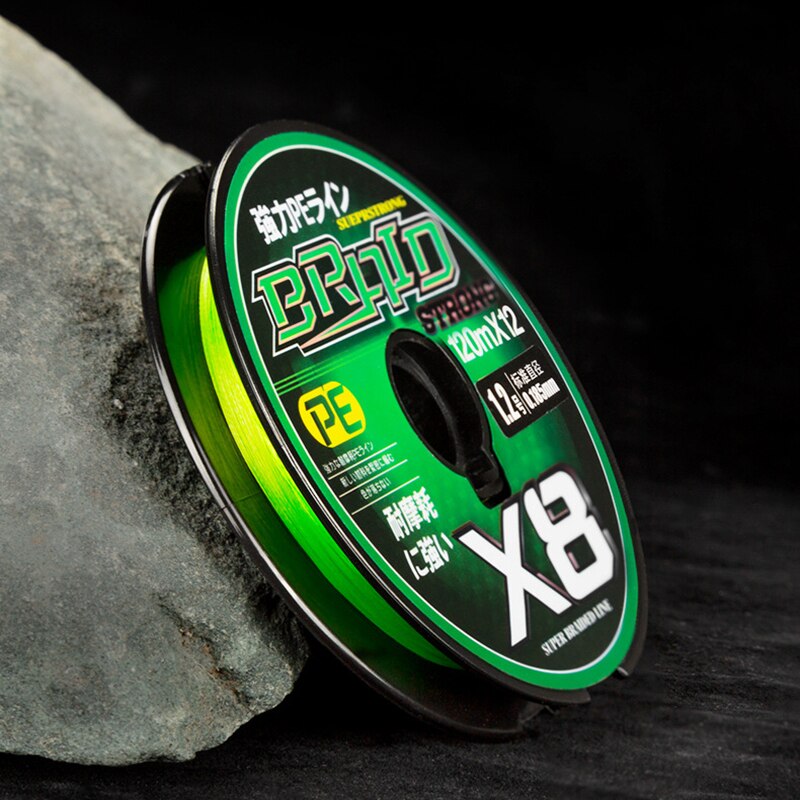 120M Original Silk PE Line Main Line 8 Strands Braided Fishing Line Special Lure Line Imported from Japan