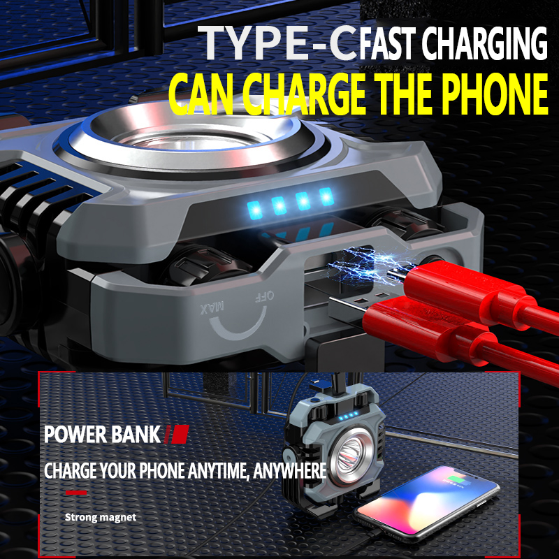 Liitokala LF-786 Werklampen + 26650 5000Mah Batterij