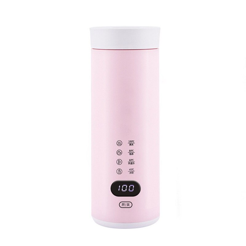 Bouilloire électrique multifonction Portable Mini petite capacité fendue Type bouilloire d'eau théière en acier inoxydable 400ml