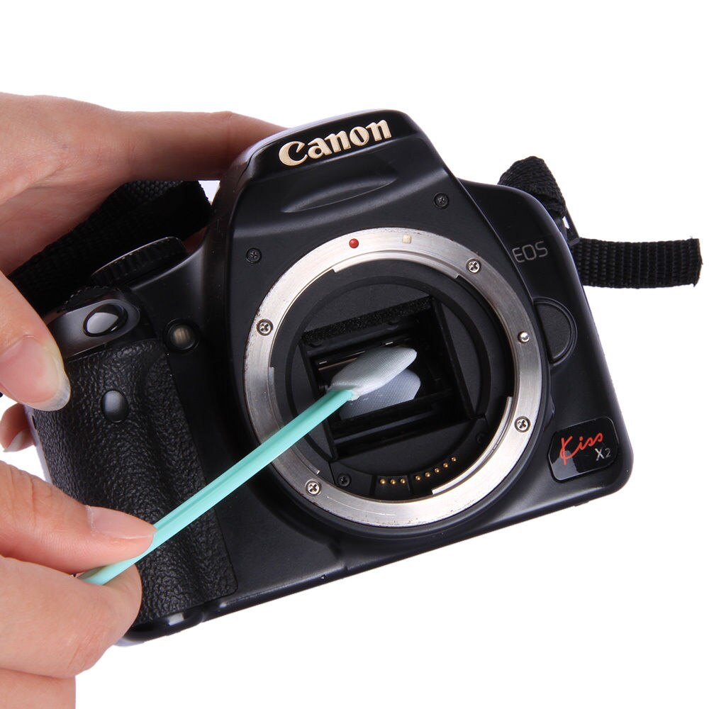 8Pcs HUANOR Dry &amp; Wet CCD/CMOS Swab Camera Sensor Cleaning Cleaner for Canon Nikon Sony Olympus