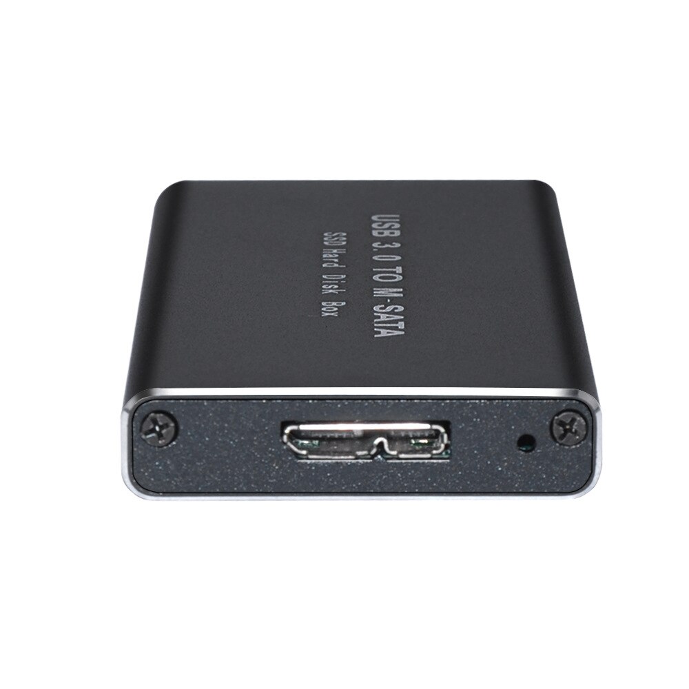 Msata Naar Usb3. 0 Mobiele Harde Schijf Box Ngff Aluminium Laptop Ssd Ultra-Dunne Draagbare Extrapositie Bescherming Doos