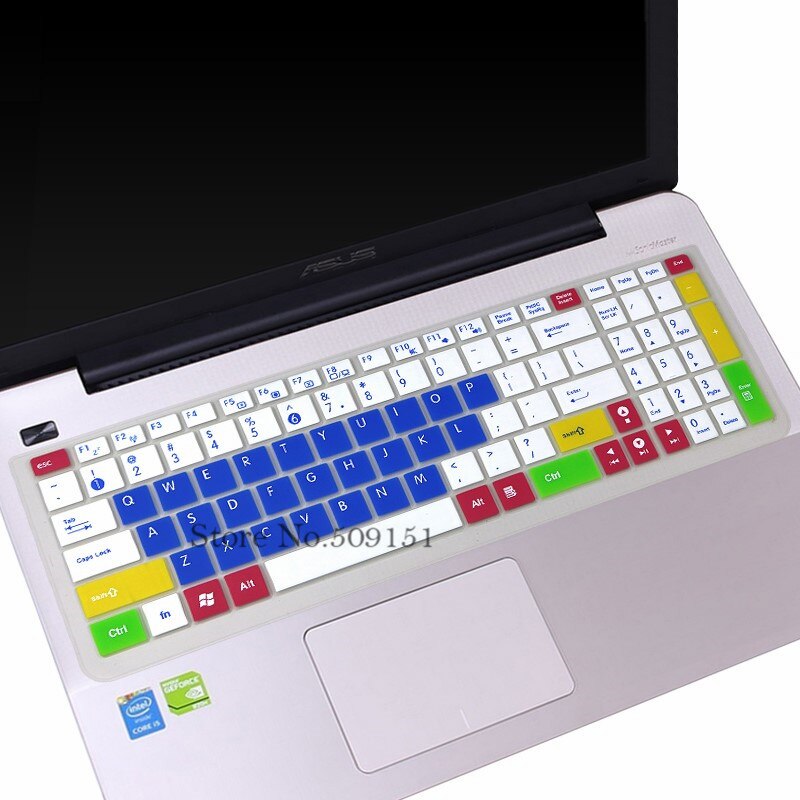 15.6 pouces clavier d'ordinateur portable En Silicone De Protection Couverture de Clavier Pour Asus A555U A541U F555Y D555Y F555 X555S F555UJ R556L X552W