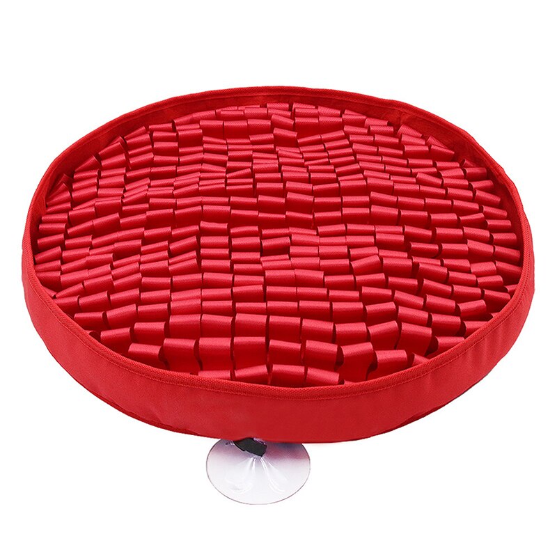 Hond Snuffle Mat Huisdier Snuiven Training Deken Afneembare Fleece Pads Hond Mat Stress Nosework Puzzel Speelgoed Huisdier Neus pad: Red