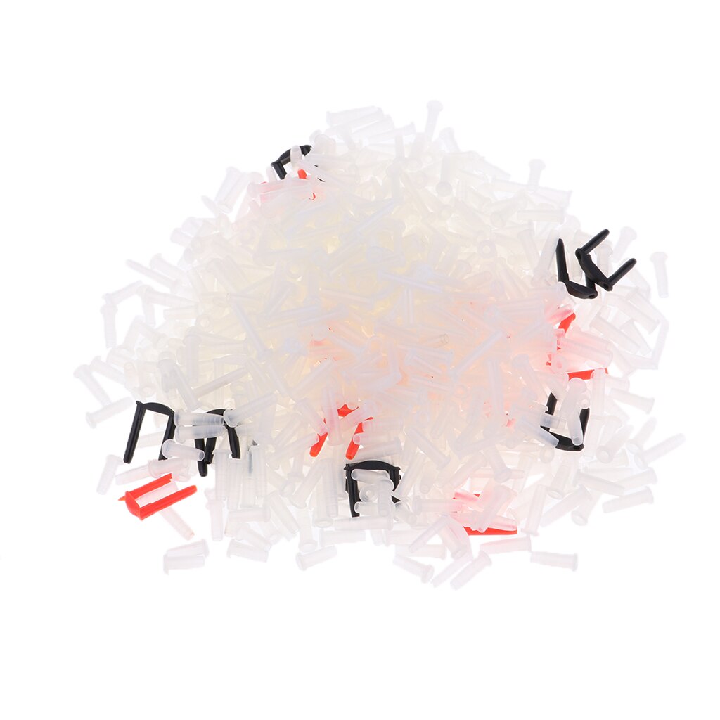 1 Box / 2000 Pieces Universal Badminton Racket Racket Eyelets: White-mixed