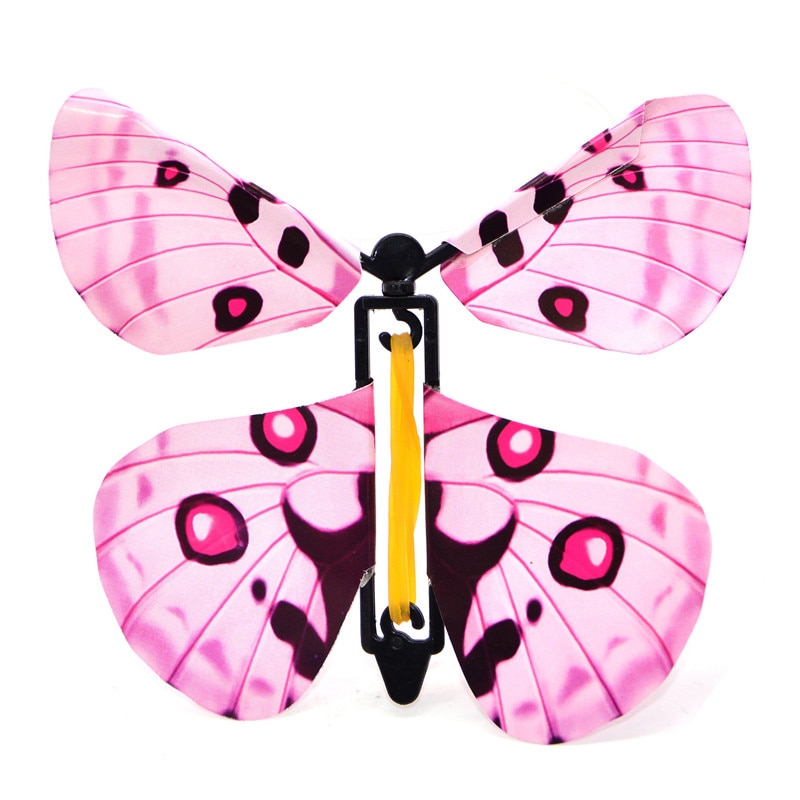 Huilong Flying Butterfly Steel Frame Magic Props Toys Magic Flying Butterly Fun Prank Toys For Children Shocker