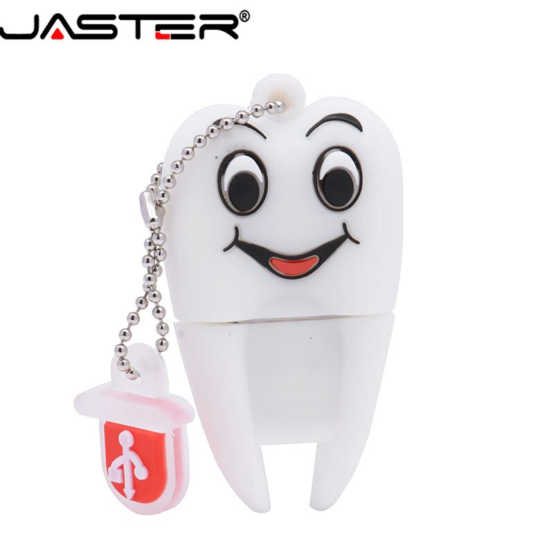 Jaster Pen Drive Tanden Leuke Model 8Gb/16Gb/32Gb/64Gb Usb 2.0 flash Drive, tand Flash Memory Stick Pendrive Tandarts U Disk
