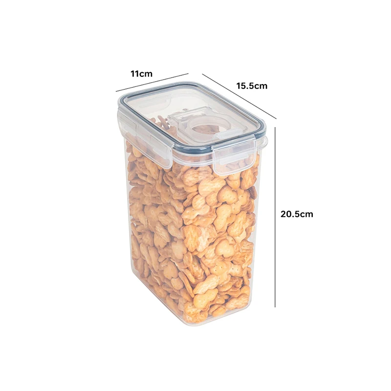 Food Storage Containers with Lids Stackable Treat Box Containers for Kitchen Pantry Organization Containers for Rice Dispenser: Default Title