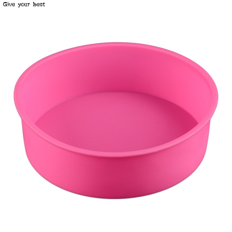 Silicone Round Circular Shape Cake Mold Bakeware Baking Tool For Brownie Chiffon Sponge Cakes baking pan assadeira