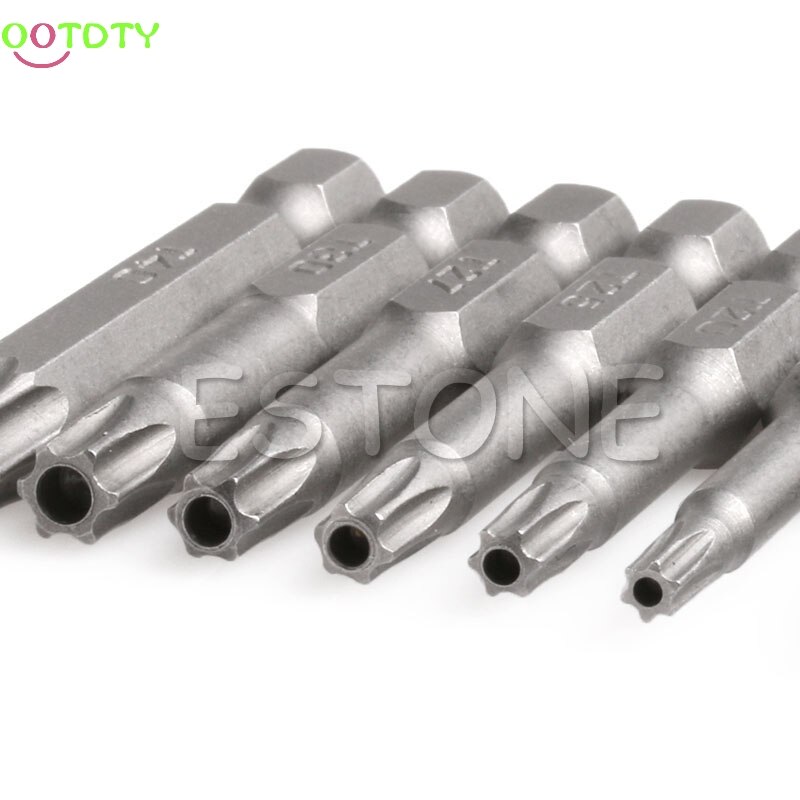 12pcs/Set 1/4 Inch 50mm T5-T40 Magnetic Torx Screwdriver Bits Kit