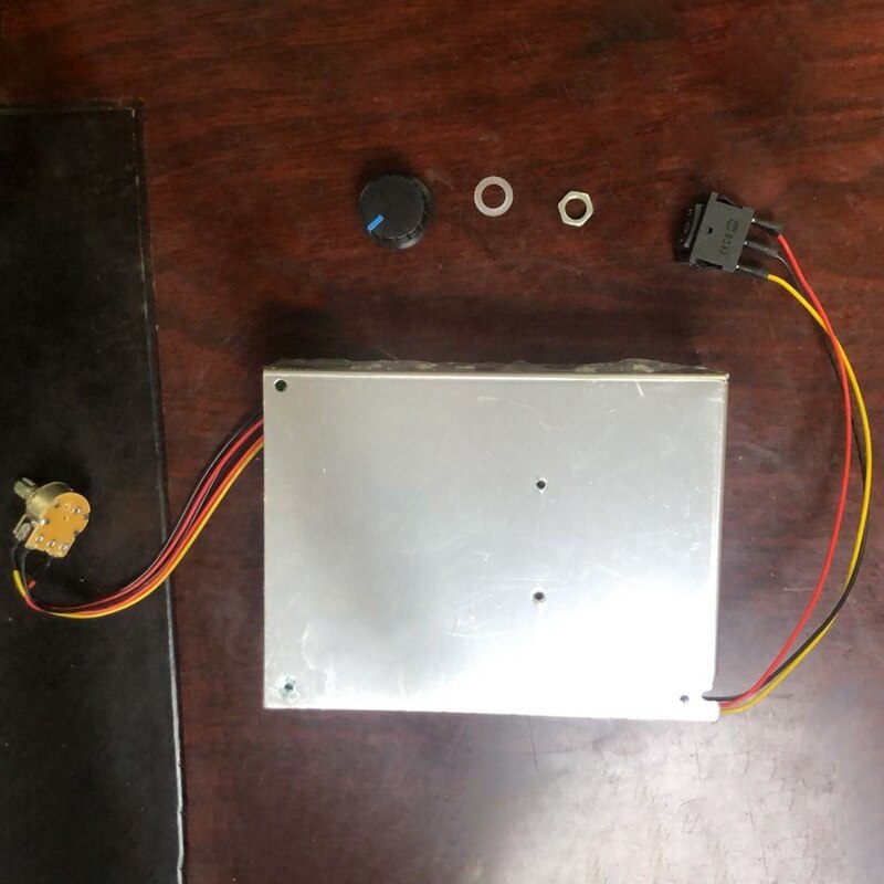 Ayhf -10-55v 100a 5000w dubbelzijdige dc-motor snelheidsregelaar pwm-regeling zachte start