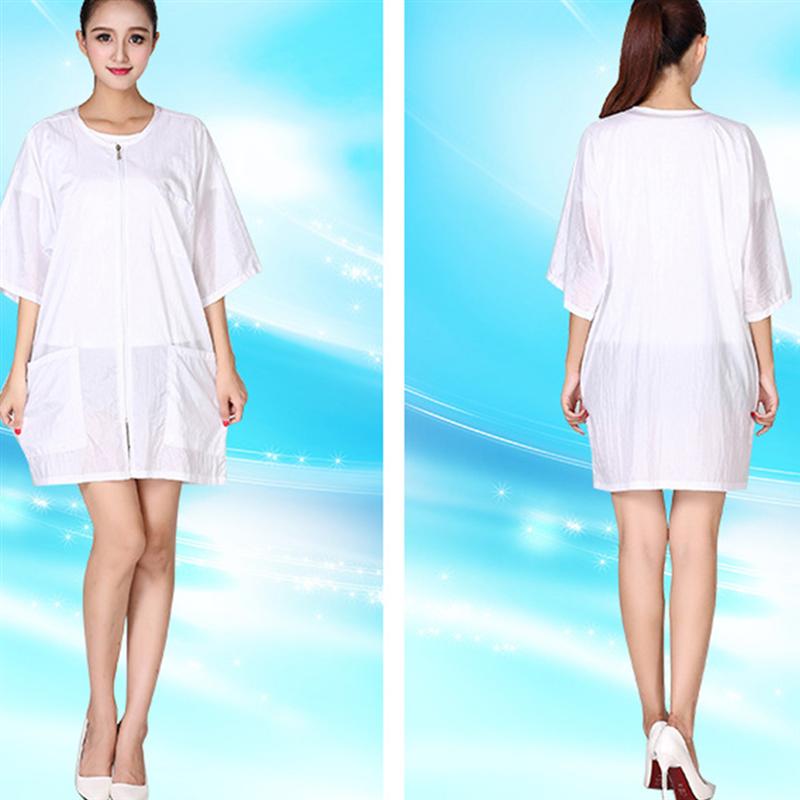 Hairstyling Clothes Hairdresser'S Uniform Short Sleeve Hairdresser Grooming Smocks Hair Cut Cape Hairdresser Supplies