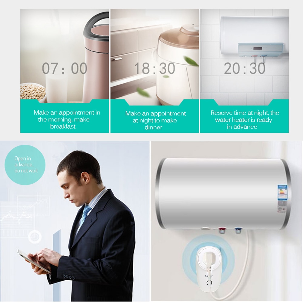 Sonoff  s26/ mini/basic wifi smart socket trådløs stikkontakt eu-e/eu-f/uk/us /au 220v 10a arbejde med google home automation alexa