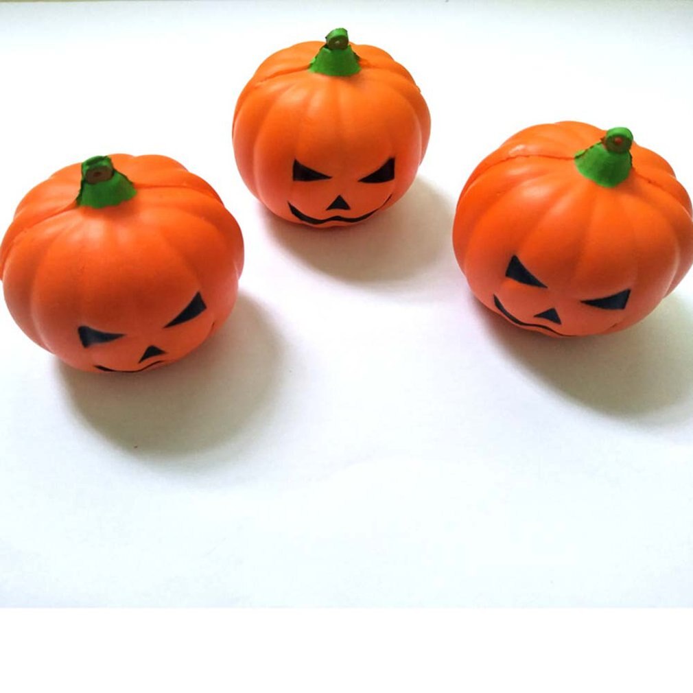 Mini Halloween Pompoen Pu Pop Trage Rebound Decompressie Speelgoed Schuim Ontspannen Speelgoed Decoratie Zachte Speelgoed Taart Monster Model
