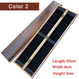 Wooden Fishing Float Box Bobber Buoy Buoyage Floater Fortune Paulownia Wood Storage Case For Float Fishing Tackle Box: Color 2