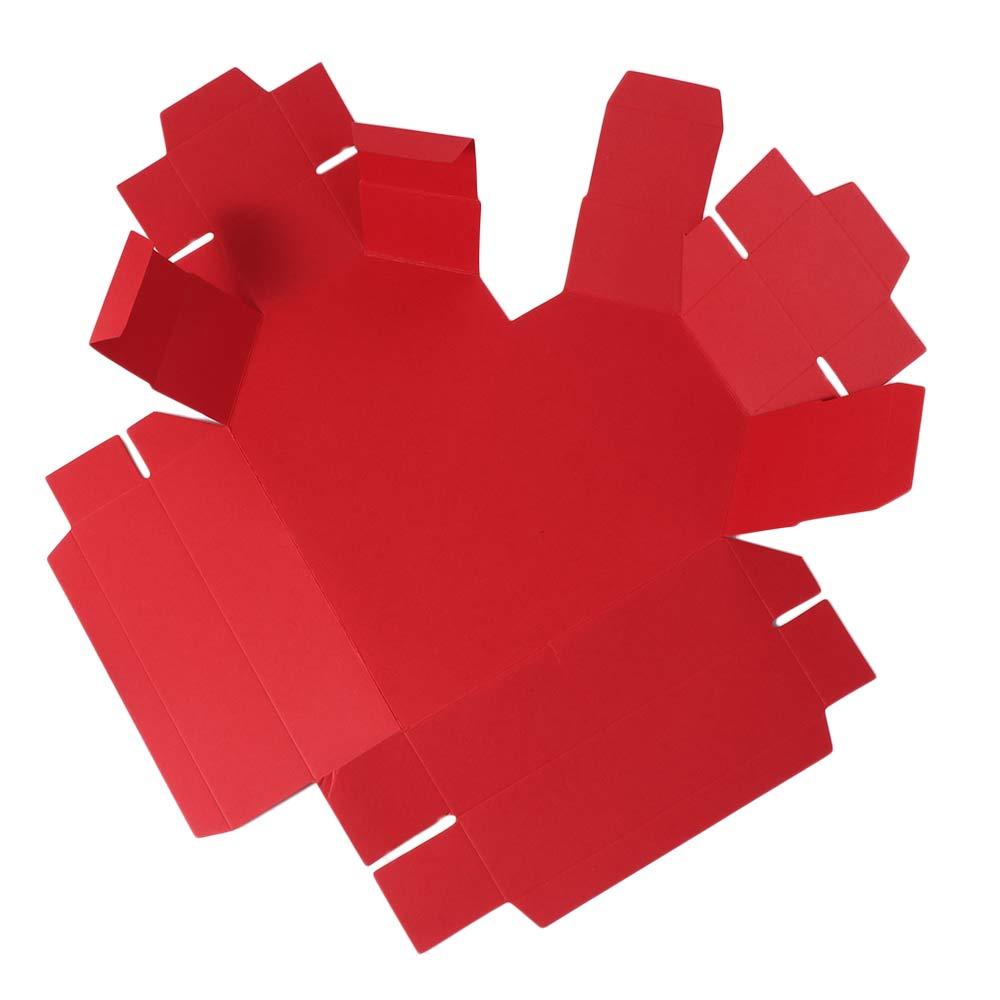 Paper Love Heart Explosion Box Self-adhesion Handmade Folding Photo Album Box Multi-Layer Scrapbook