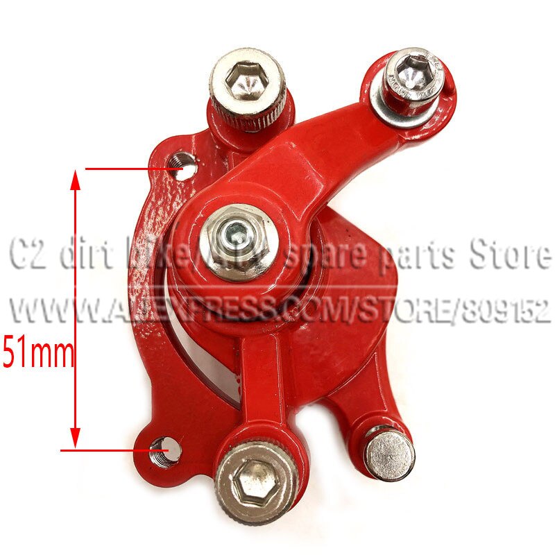 Remschijf Remklauw Voor 47cc 49cc Pocket Mini Bike Motorcycle Motocross Kid Baby Crosser Achterrem voor Elektrische Sccoter