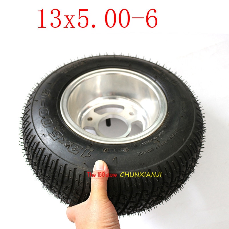 Gute 13x5. 00-6 zoll Tubeless Reifen Reifen Für ATV QUAD Bike Gokart Roller mini Buggy Mäher 13*5,00- 6