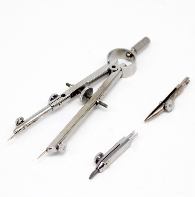 H2031 Spring Compasses Divider Multifunctional Triangle Set