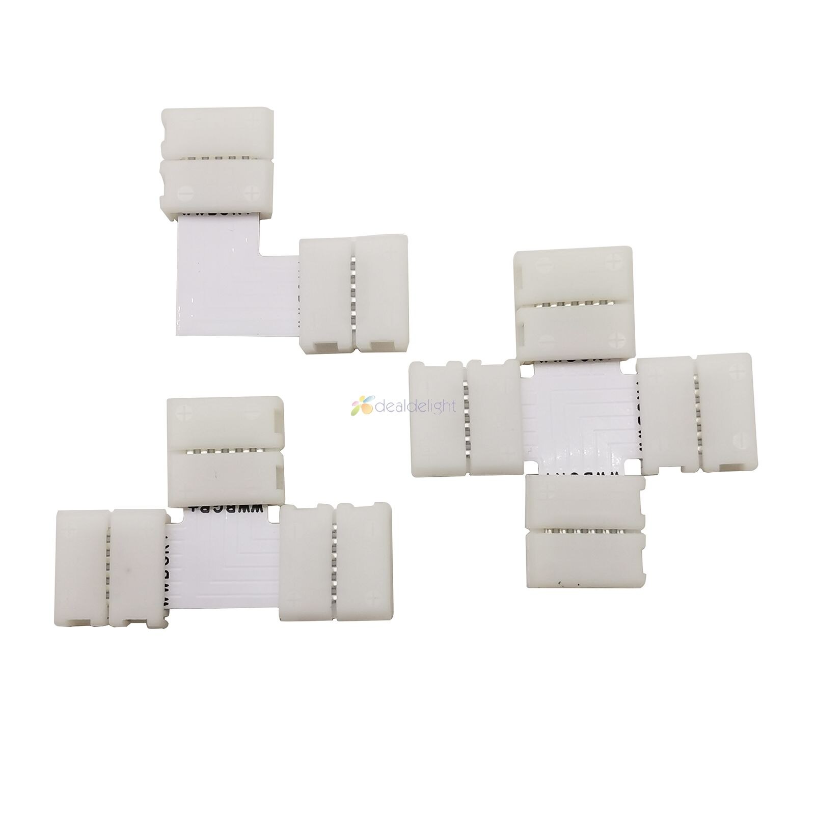 5pcs 12mm 6 PIN RGB+CCT Connector L shape / X shap... – Grandado