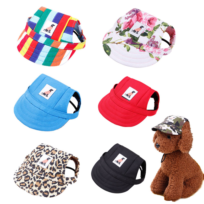 Berretto da cappello estivo per cani berretto da Baseball per cani all&#39;aperto tela berretto per cani di piccola taglia Chihuahua Yorkies cappello da sole per cani accessori per animali domestici all&#39;aperto