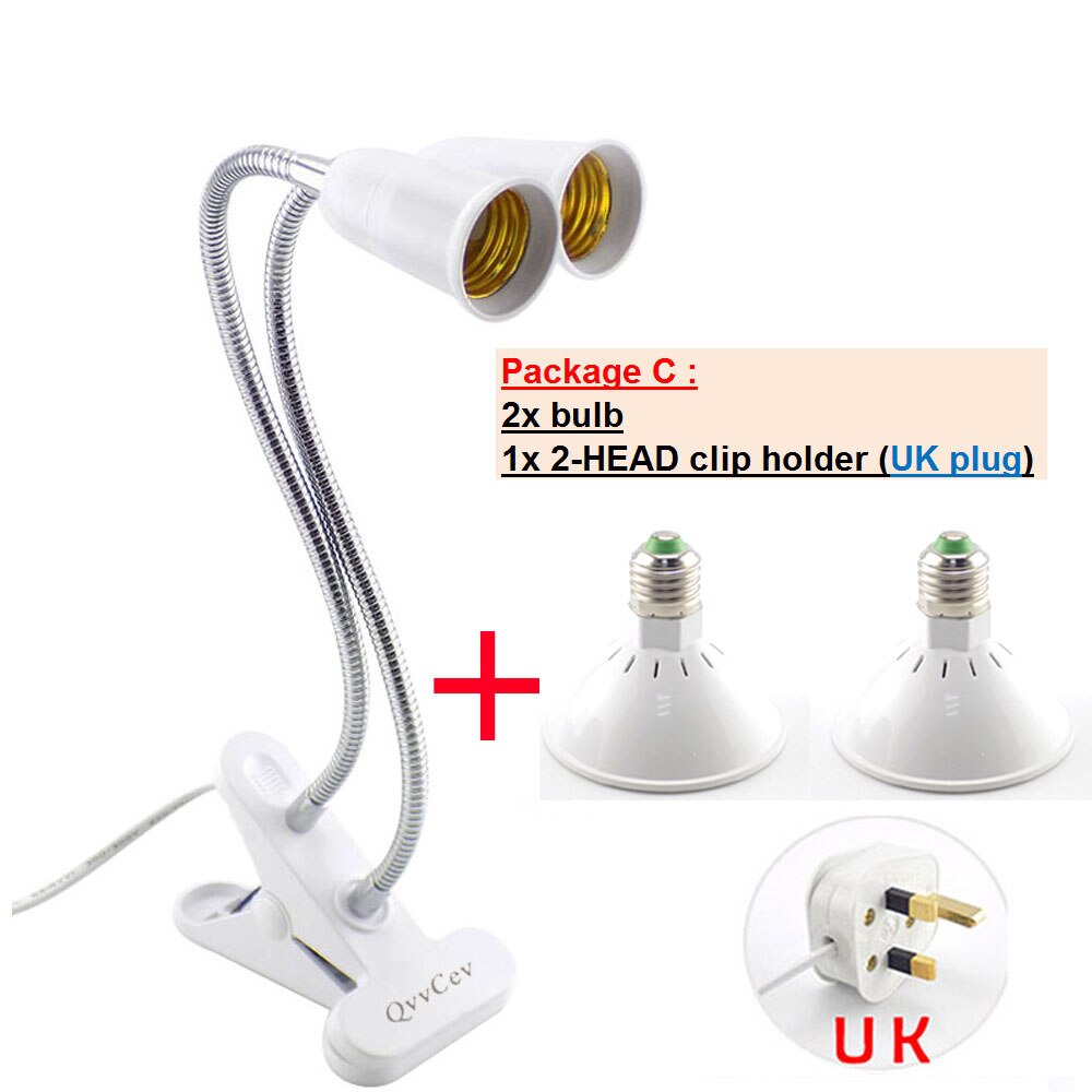 290 ledet vokse lys plante vegetabilsk cultivo voksende fullt spekter drivhus hydro sollys phyto lampe blomst innendørs: Pakke c uk