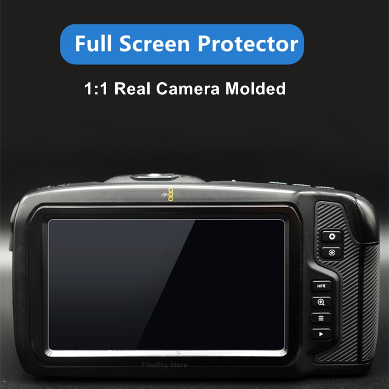 2PCS BMPCC 6K Camera Original 9H Camera Tempered Glass LCD Screen Protector for Blackmagic Pocket Cinema Camera 6K
