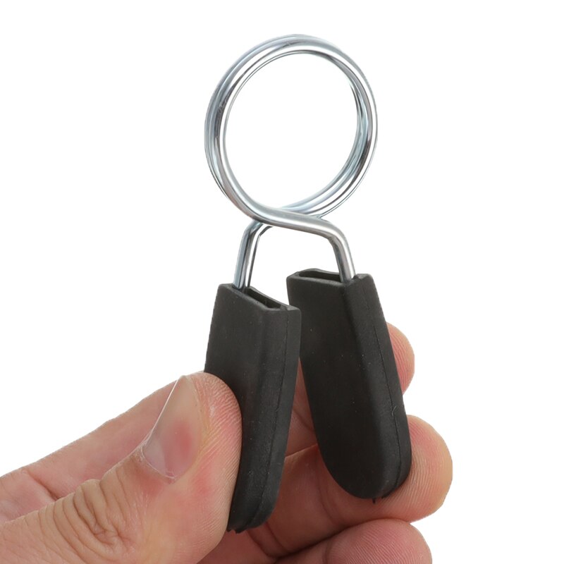 25mm skivstång gym styrkelyft stång hantel lås klämma fjäder krage clips fitness gym byggnad standard lyft krage clips