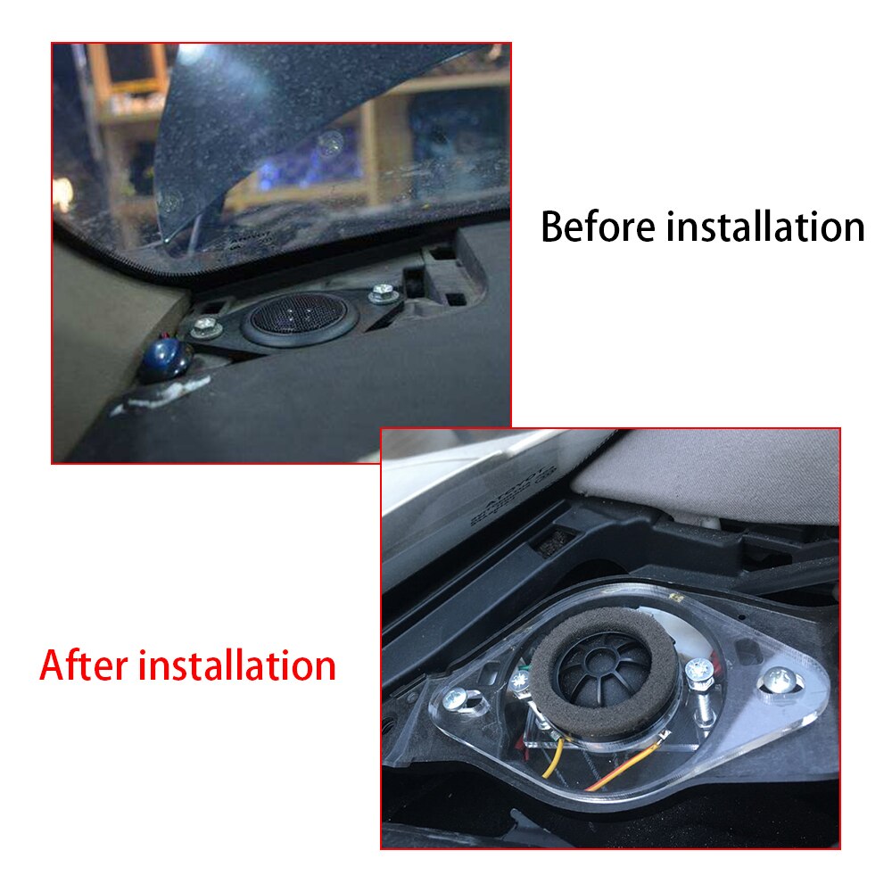 Car front tweeter speaker for Toyota Subaru center control console stereo range frequency speaker horn loudspeaker