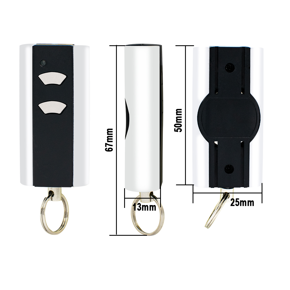 4 Stile Normstahl / Crawford Garagentor-Fernbedienungstor EA433 4K 2KS 2KM RCU433 2K 4K CRAWFORD T433-4 N 002800 433,92 MHz