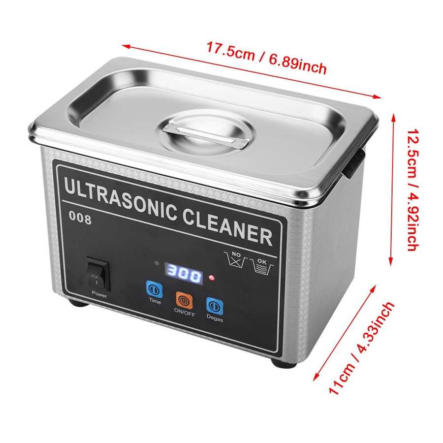 CJ-008 ultradźwiękowa maszyna czyszcząca na zegarek biżuteryjny okulary sztuczne zęza pomocą