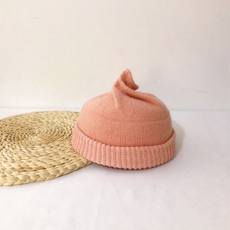 Gebreide Kinderen Beanie Muts Baby Baby Jongen Meisje Hoed Warm Kinderen Baby Herfst Winter Meisjes Hoed Voor Kids Peuter Muts motorkap Enfant: 2491pink / kids(49-52cm)