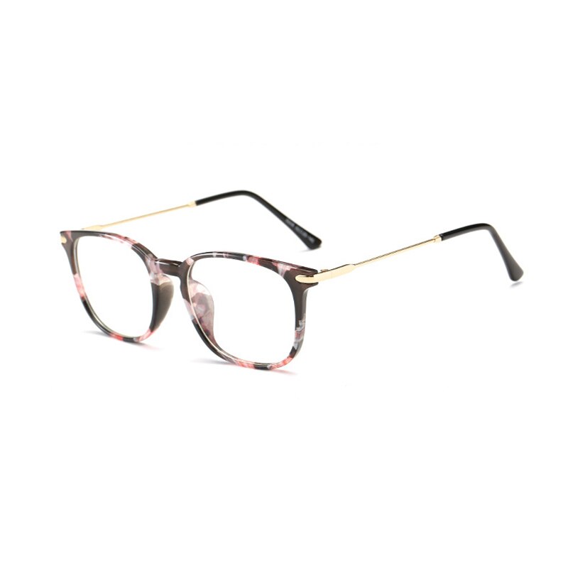 Anti Blue Light Computer Glasses Women Men Blue Coating Gaming Glasses for Computer Protection Eye Retro Spectacles UV400: C6 Floral Clear