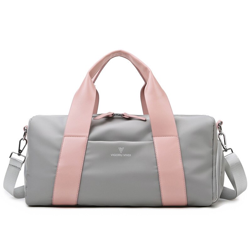 Stijl Sport Gym Handtas Voor Vrouwen Fitness Zwemmen Training Bag Vrouwelijke Tennistas Racket Tas Met Schoenen Pocket