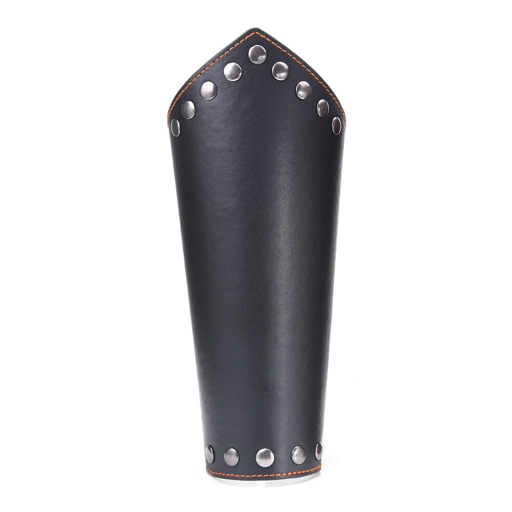 Brazalete de cuero vikingo nórdico Medieval con cordones y brazalete renacentista para caballero Guerrero Ranger Vambrace Larp Celtic Armour: C One Piece