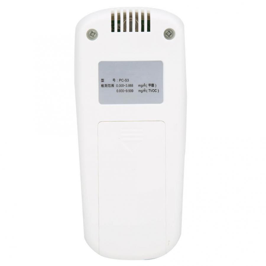 Lcd digital formaldehyd hcho tvoc detektor indendørs luftmåling måler monitor tester til husholdningskontor bil