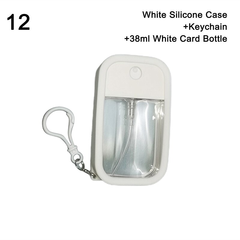 38ML Portable Keychains Card Spray Dispenser Bottle High Pressure Alcohol Disinfectant Mist Spray Bottle: TYHB2171-A12