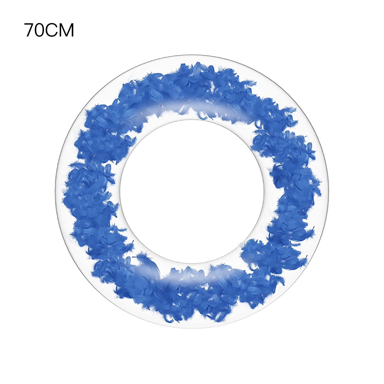 Zwembad Float Opblaasbare Zwembad Zwemmen Ring 60-90Cm Volwassen Zwembad Buis Cirkel Voor Zwembad Speelgoed: Blue 70cm