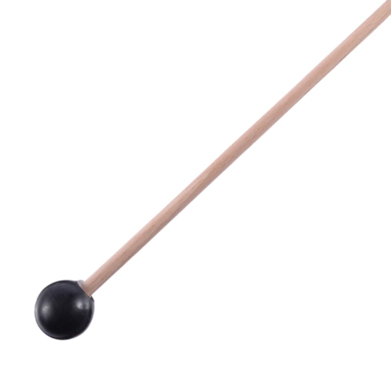 2 stück weiche gummikopfschlägel mit holzgriff für glockenspiel, xylophon und andere musikinstrumente