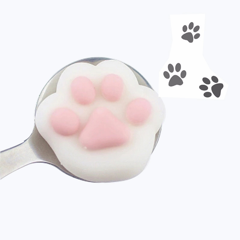 5 Pack Squishy Set Animals Super Soft Mini Animal Squish Kawaii Antistress Ball Fidget Squeeze Toys 4 Cats & 1 Paw