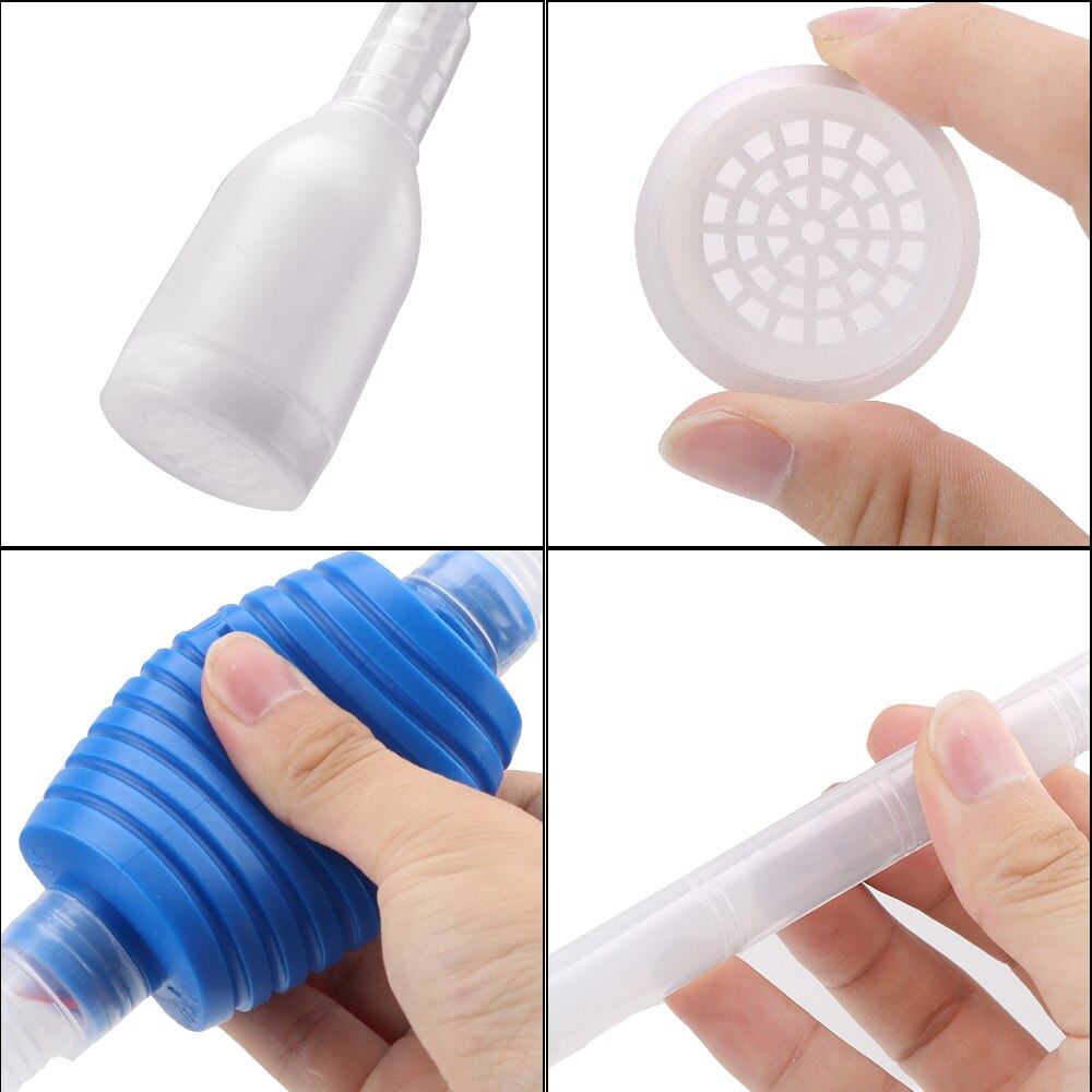 HOOMIN Changing Water Pump Vacuum Waste Remover Aquarium Fish Tank Pipe Filters Tools Gravel Cleaner Tool